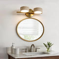 Rotatable Gold Travertine Bathroom Vanity Light