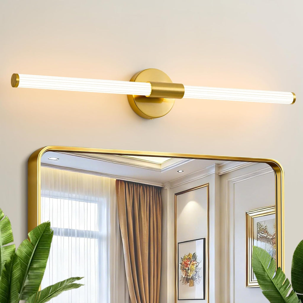 360° Dimmable Gold LED Vanity Light Bar