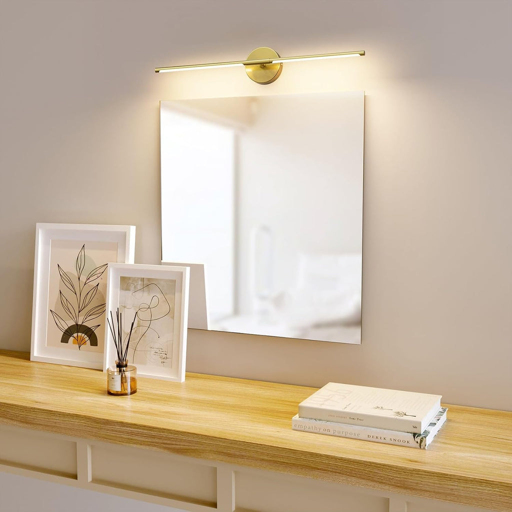 Rotatable Gold LED Bathroom Vanity Light