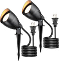 Plug-in Warm White LED Outdoor Spotlights