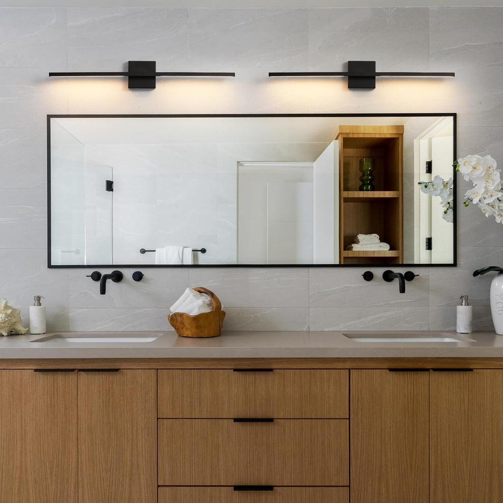 5CCT Dimmable Rotatable Black Vanity Light