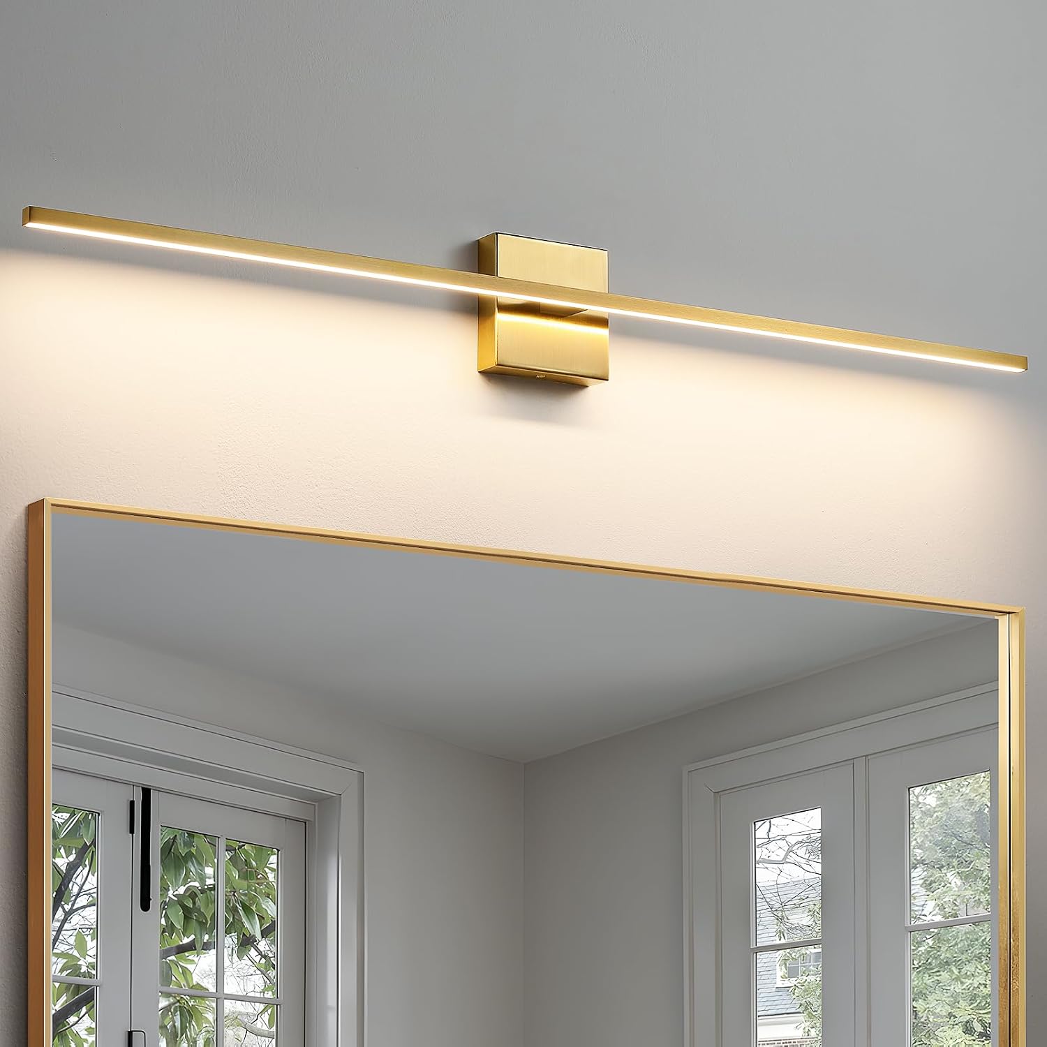 Dimmable Gold LED Bathroom Vanity Light Bar