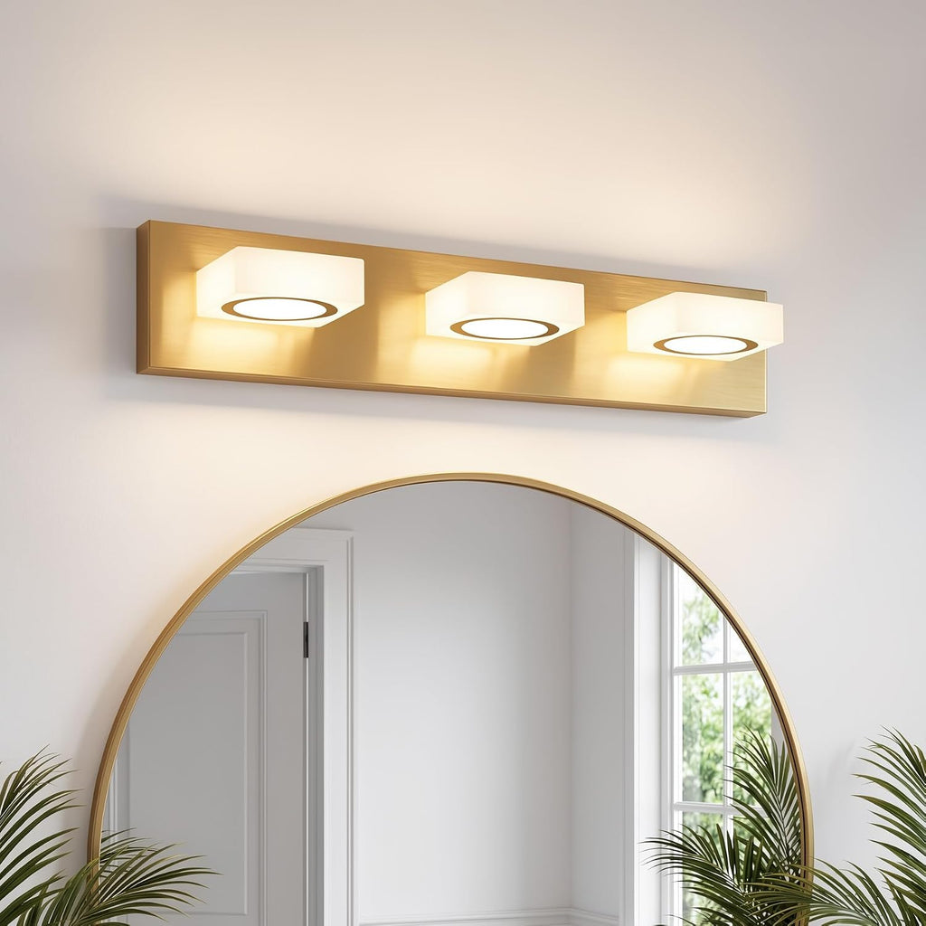 5CCT Brushed Gold LED Bathroom Vanity Light