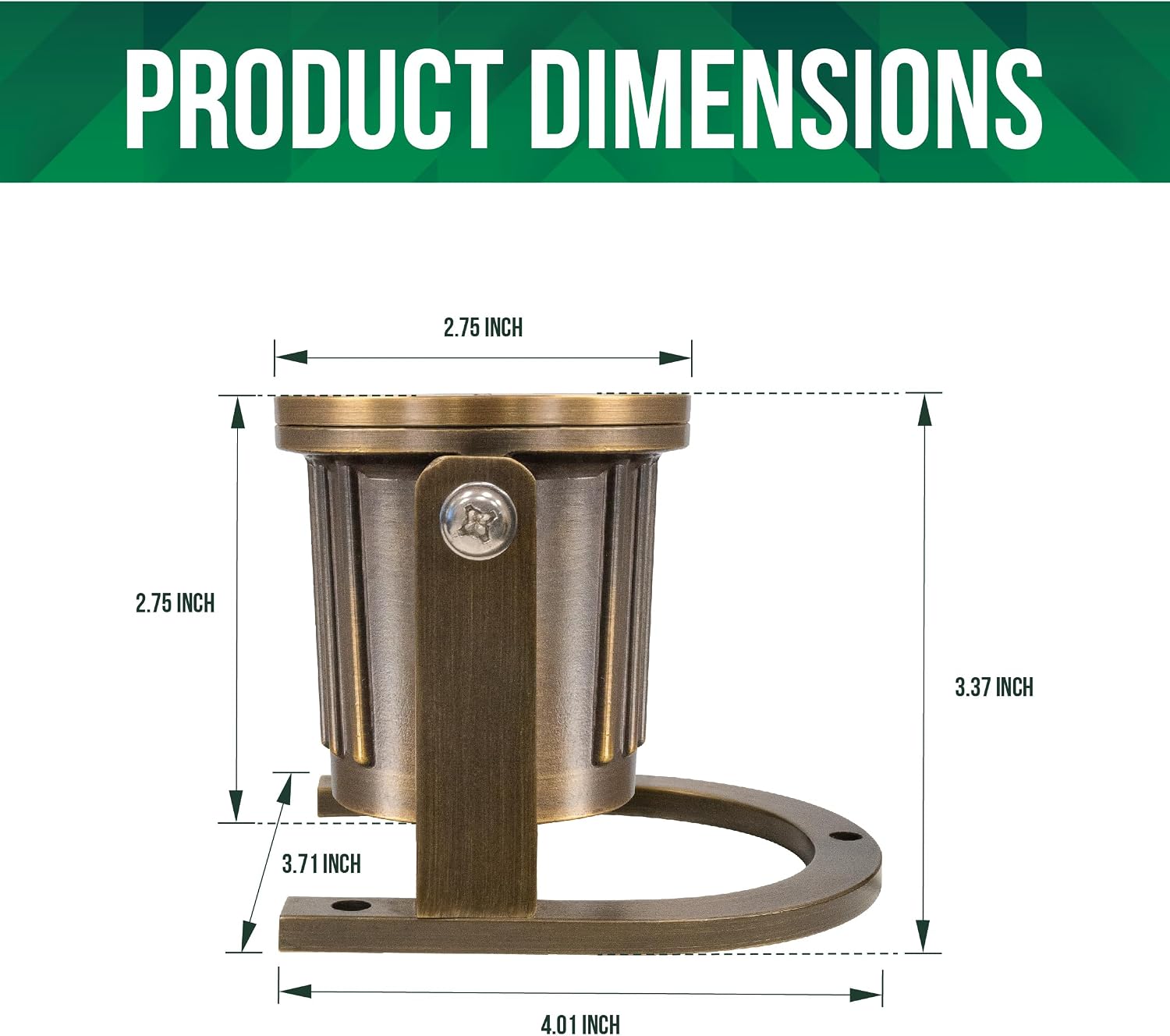 Brass Low Voltage LED Underwater Pond Lights