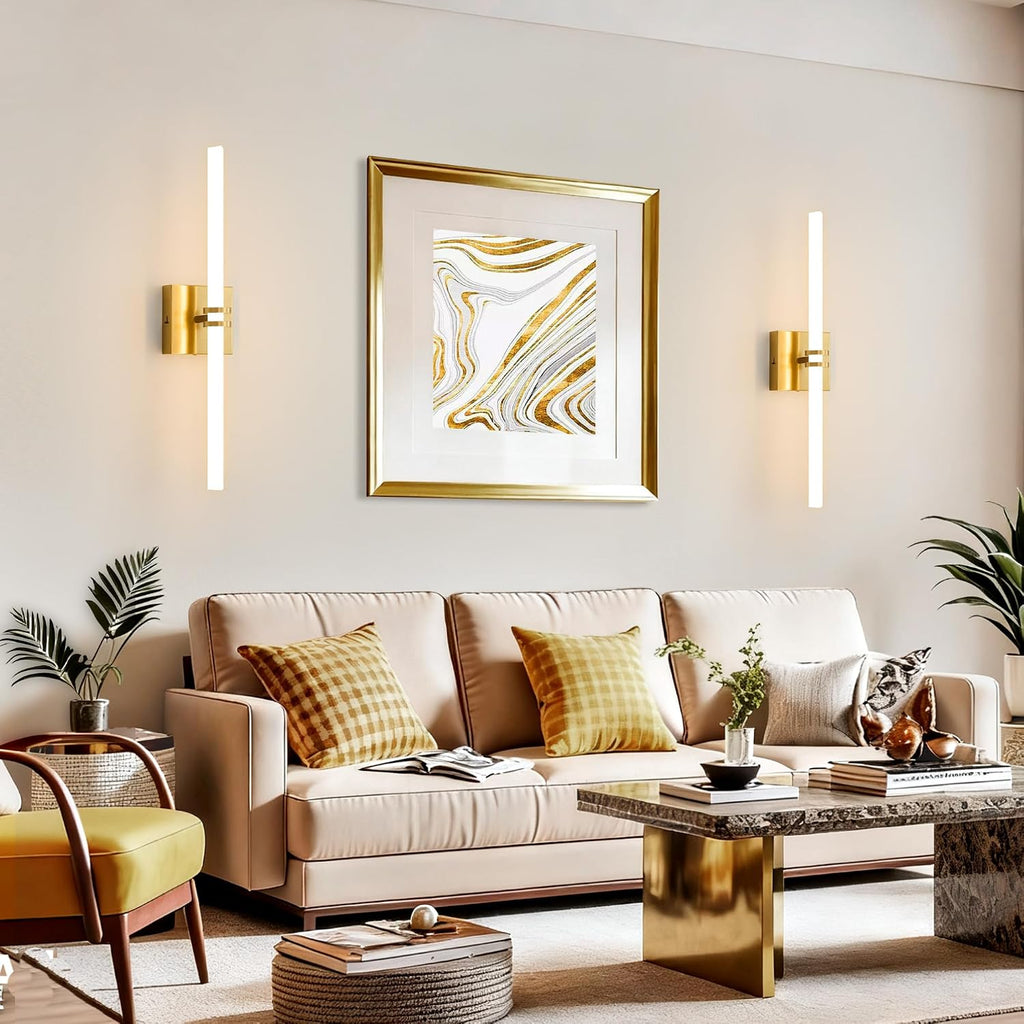 5CCT Dimmable 360° Gold Vanity Light