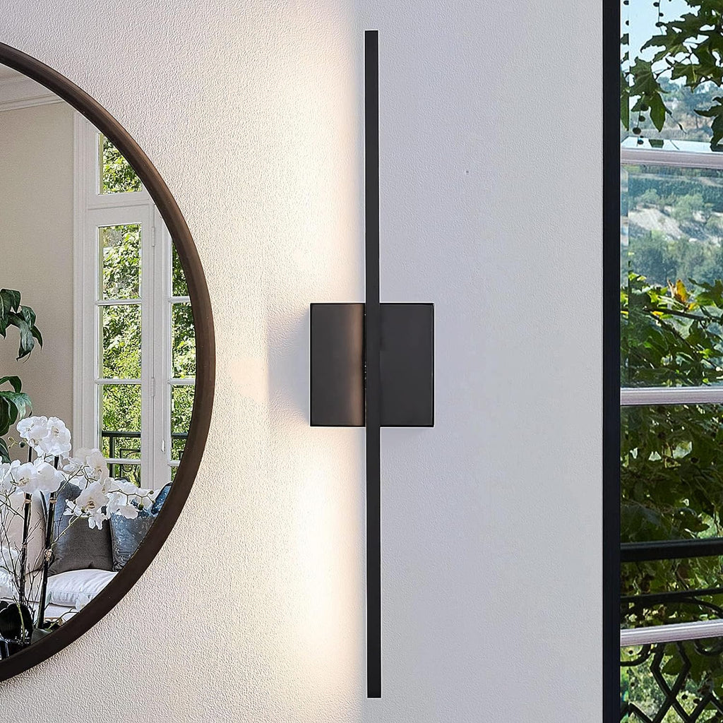 Dimmable Black LED Bathroom Vanity Light