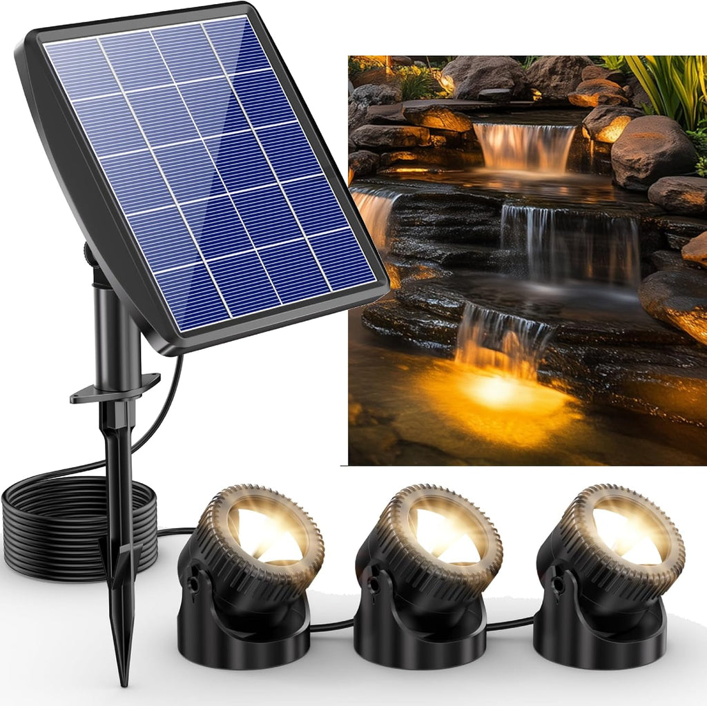 Solar Waterproof LED Underwater Pond Lights