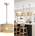 Bohemian Rattan Woven Ceiling Pendant Light
