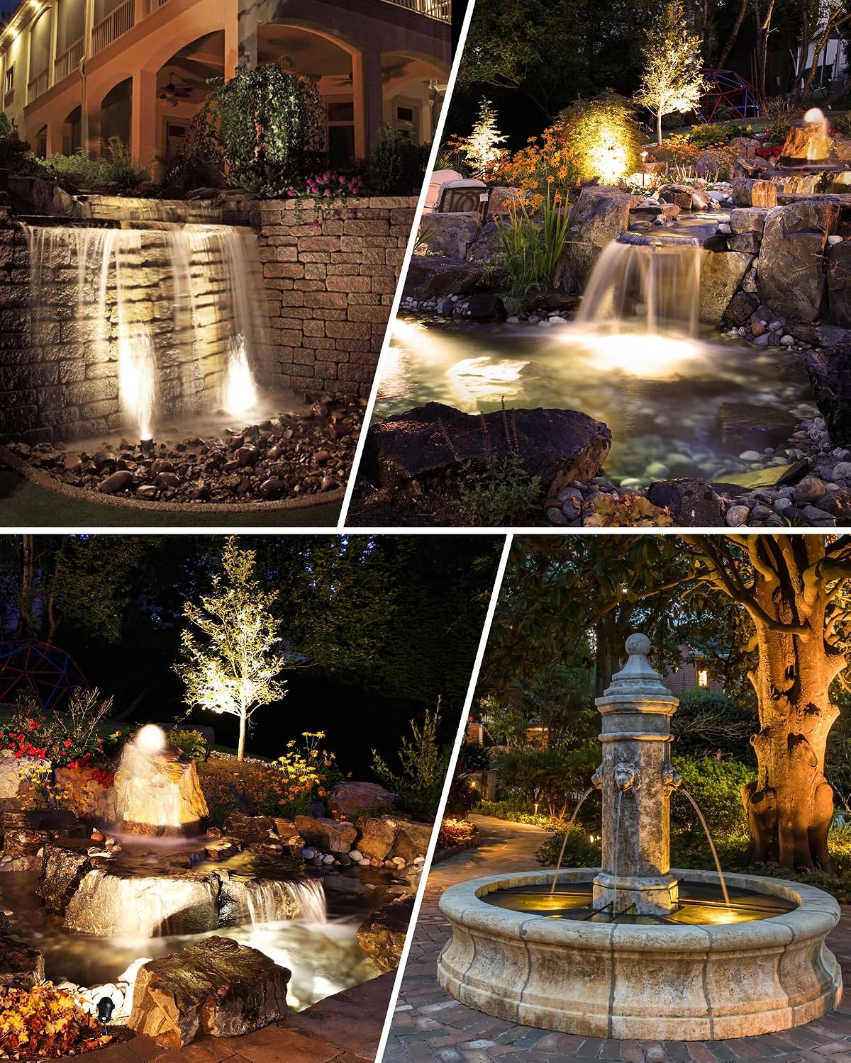 Low Voltage Warm White LED Underwater Pond Lights