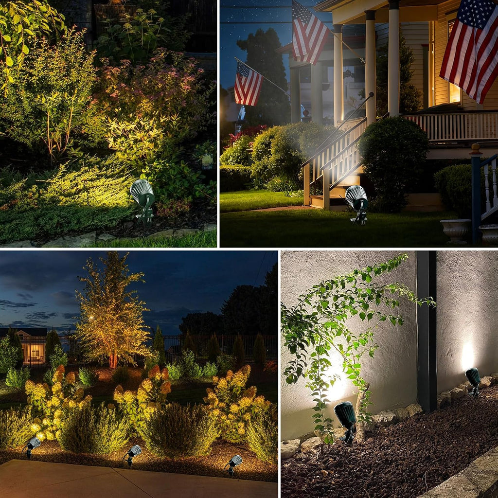 Remote Controlled RGB Outdoor Landscape Spotlights