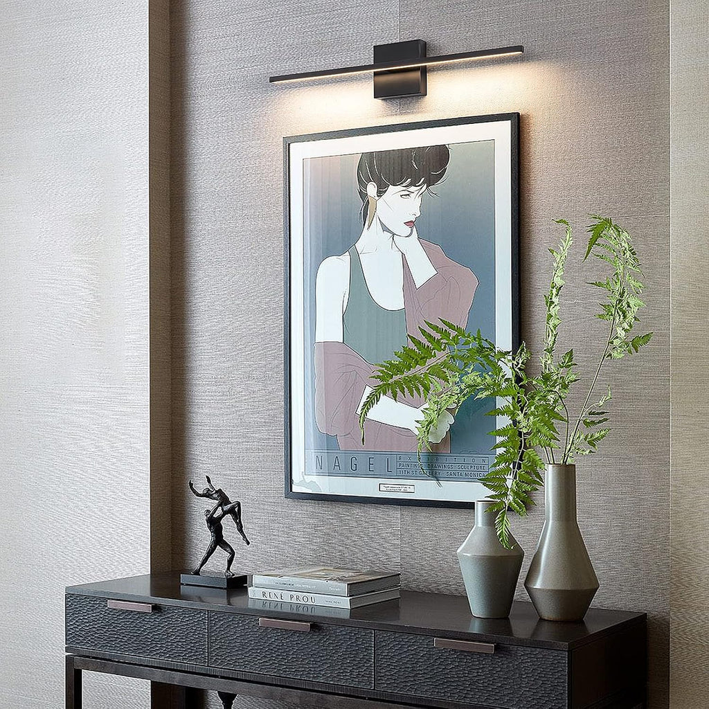 Dimmable Black LED Bathroom Vanity Light