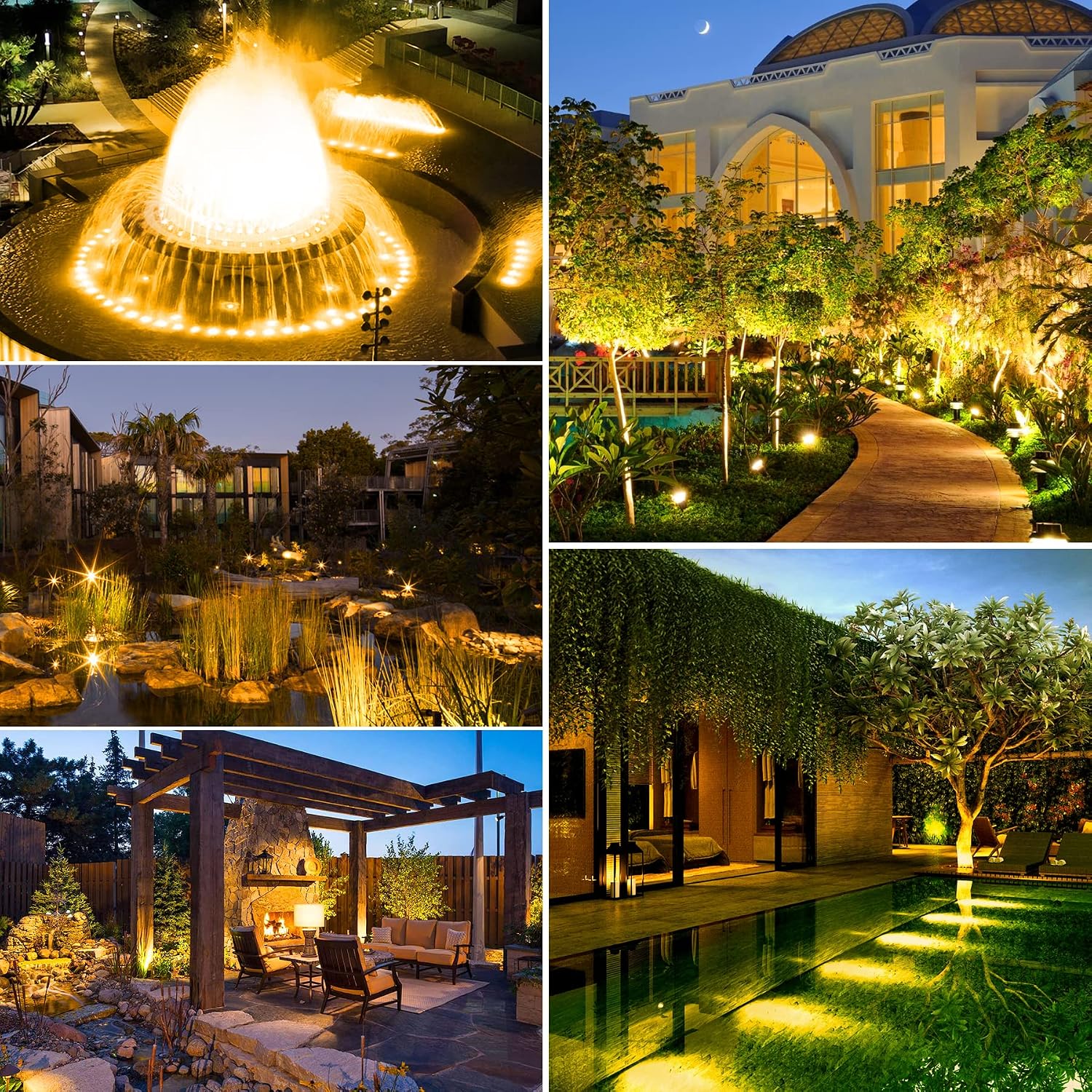 Waterproof LED Submersible Pond Spot Lights